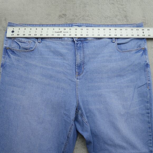 Old Navy Jeans Women's 28 Plus Blue High-Rise Rockstar Super Skinny 29" Inseam - Picture 14 of 15